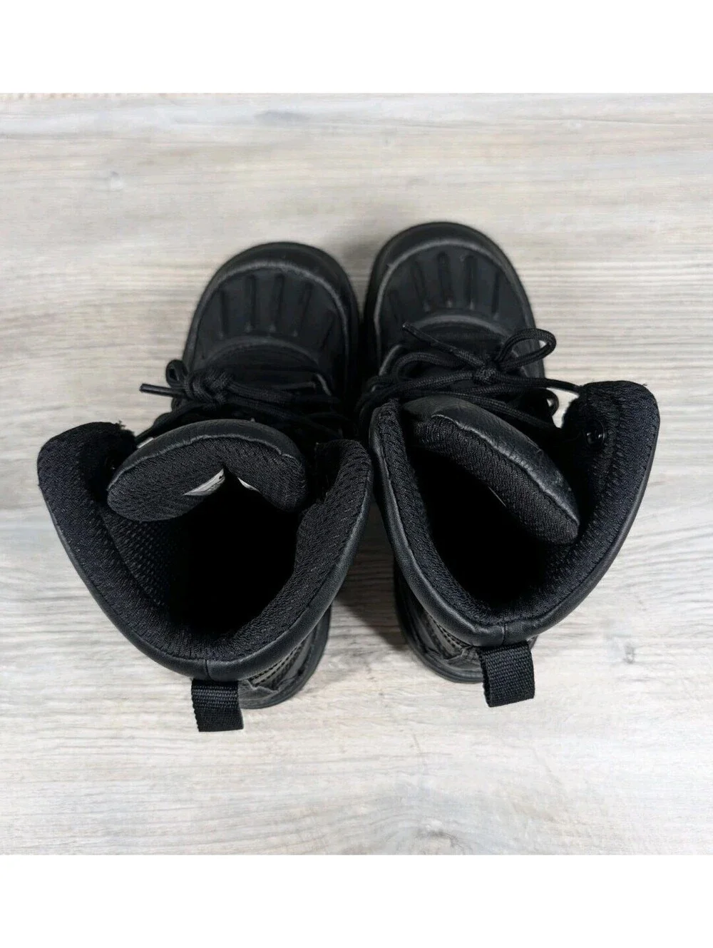 Nike ACG Kids 12C Black Woodside II Hiking Winter Boots Waterproof Leather Youth